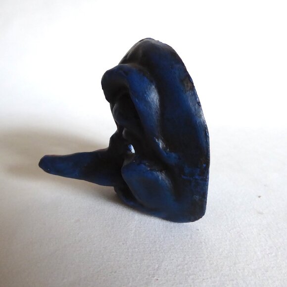 NEW VINTAGE 3” ITALY VENETIAN COMMEDIA DELL’ARTE PAPER MACHE MASK - Picture 6 of 10